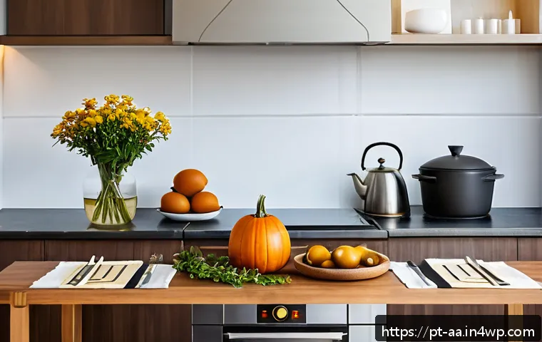 수면 개선을 위한 영양소 섭취 시기 - A cozy kitchen scene in a modern Brazilian home during early evening, featuring a well-balanced dinn...